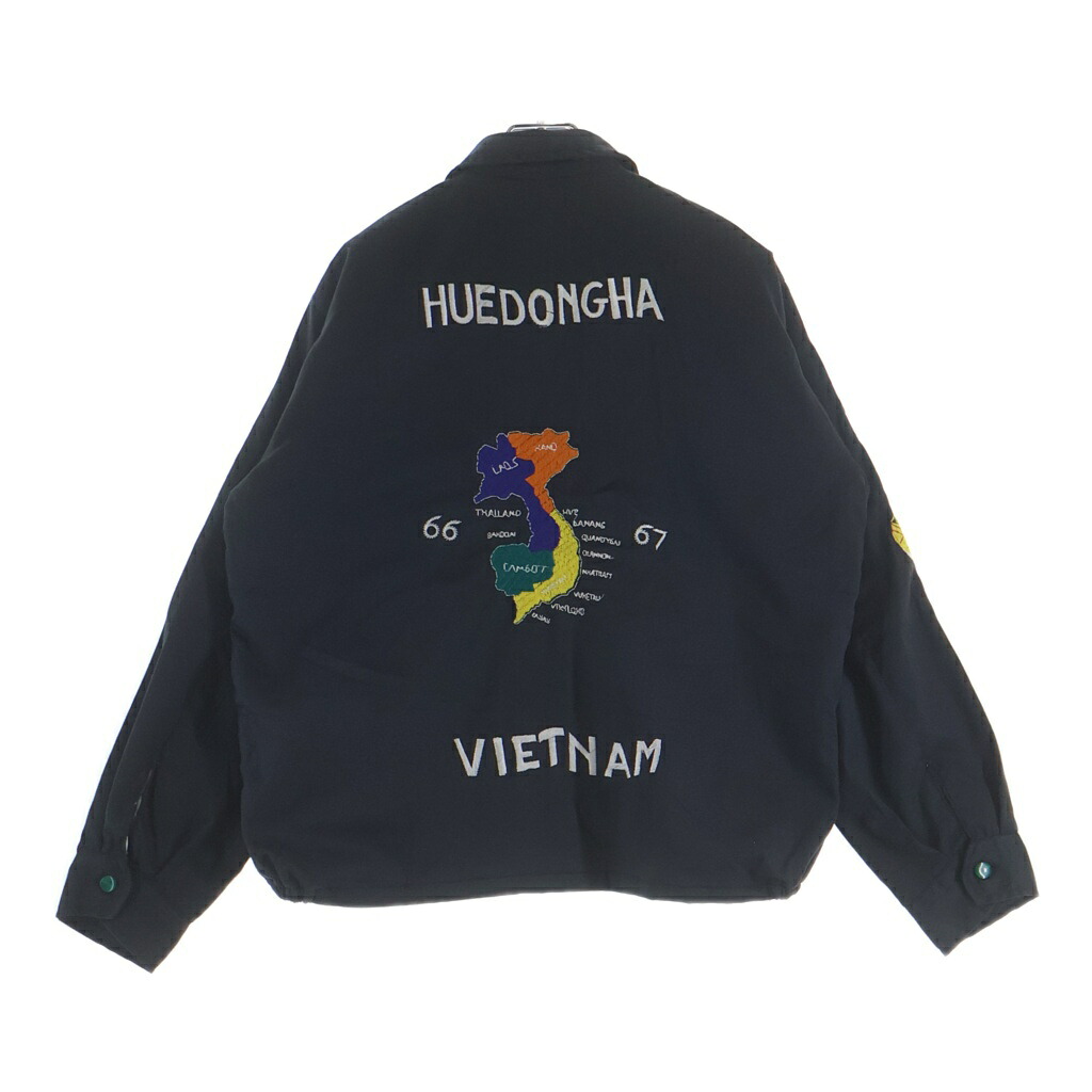 VINTAGE(ヴィンテージ) サイズ:L相当 VIETNAM SOUVENIR Jacket ベトナム スーベニアジャケット ブラック【中古】【程度B】【カラーブラック】【オンライン限定商品】｜ブランド買取・販売　BRING
