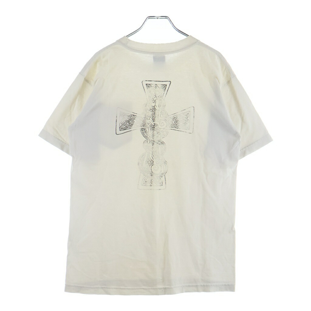 CHROME HEARTS(クロムハーツ) 大きさ:M OLD 年寄りの バックケルティッククロスプリント 半袖ティーシャツカットソー【中古】【度合いB】【色つや白いこと】【取りまわしバス発着場OneStyle新宿店】