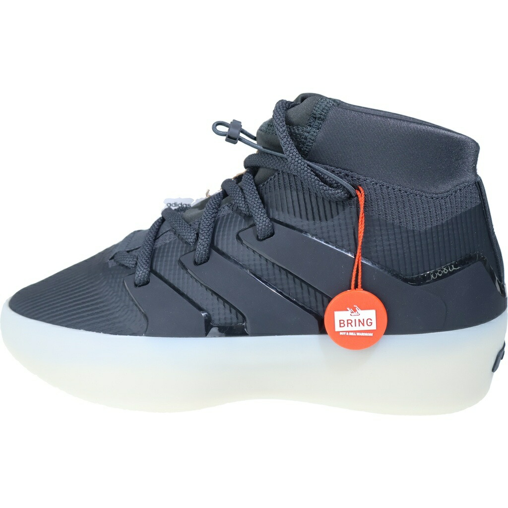 adidas(アディダス) サイズ:27.0cm &times;FEAR OF GOD ATHLETICS 1 Basketball フェアー オブ ゴット アスレチックス バスケットボール ハイカットスニーカー ブラック US9/27cm IE6179【新古品/中古】【程度S】【カラーブラック】【取扱店舗渋谷】｜ブランド買取・販売　BRING