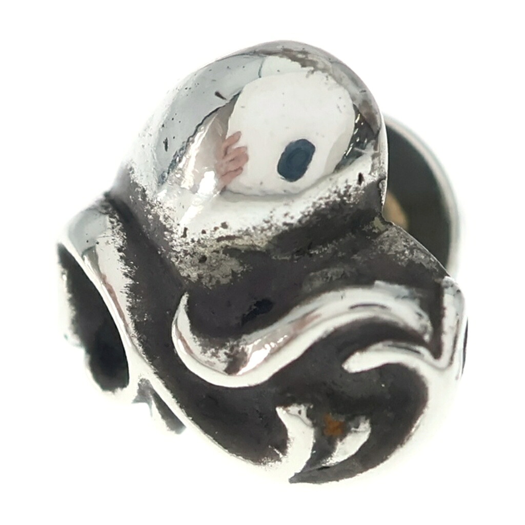 CHROME HEARTS(クロムハーツ) )STUD HEART ハート形 スタッドピアス しろがね色 BCA112【中古】【座標軸B】【色合いしろがね色】【取りまわしバス発着場BRING心斎橋店】