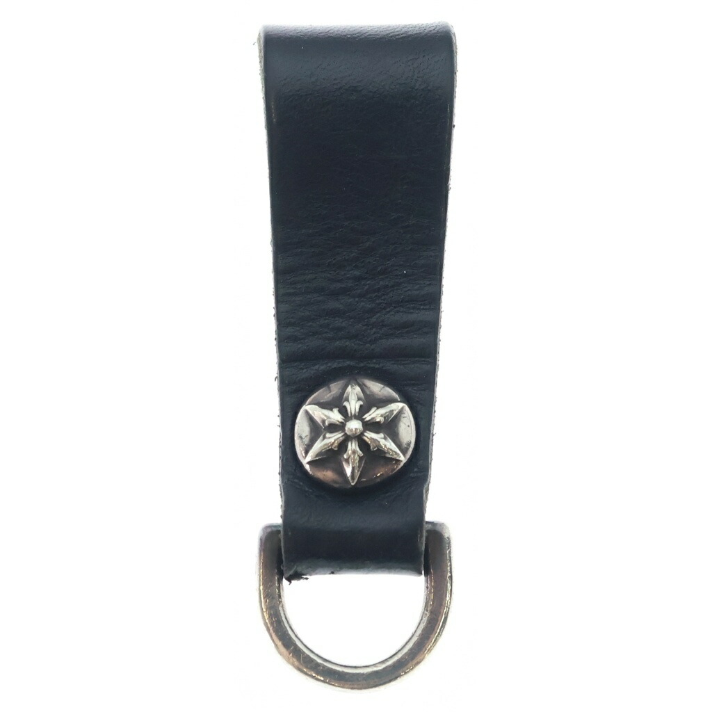 CHROME HEARTS(クロムハーツ) BELT LOOP D RING Dカンスターボールボタンベルトループ【中古】【度合いB】【色つや黒いこと】【取りまわしバス発着場原宿】