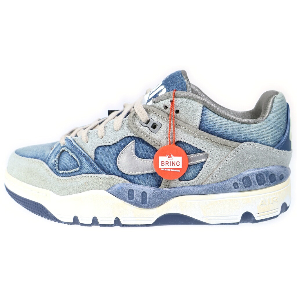 NIKE(ナイキ) 大きさ:27.0珊 ×NIGO ×Levi\u0027s AIR FORCE 3 LOW SP 4 ニゴー リーヴァイズジーンズ 空軍 ローカットスニーカー インディゴ/薄墨色 US9/27珊 HQ0262-001【新古品/中古】【度合いS】【色つや青碧】【取りまわしバス発着場BRING KICKS】