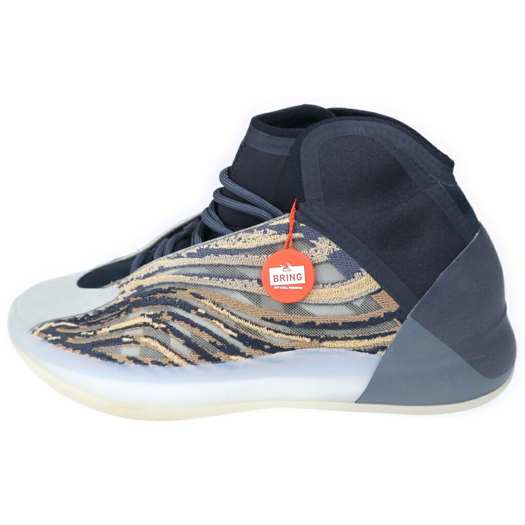adidas(アディダス) 大きさ:29.5珊 YEEZY QNTM AMBER TINT たわい無い クォンタム アンバーティント ハイカットスニーカー 黒いこと/薄墨色 US11.5/29.5珊 GX1331【中古】【度合いB】【色つや黒いこと】【取りまわしバス発着場BRING横浜ビブレ店】