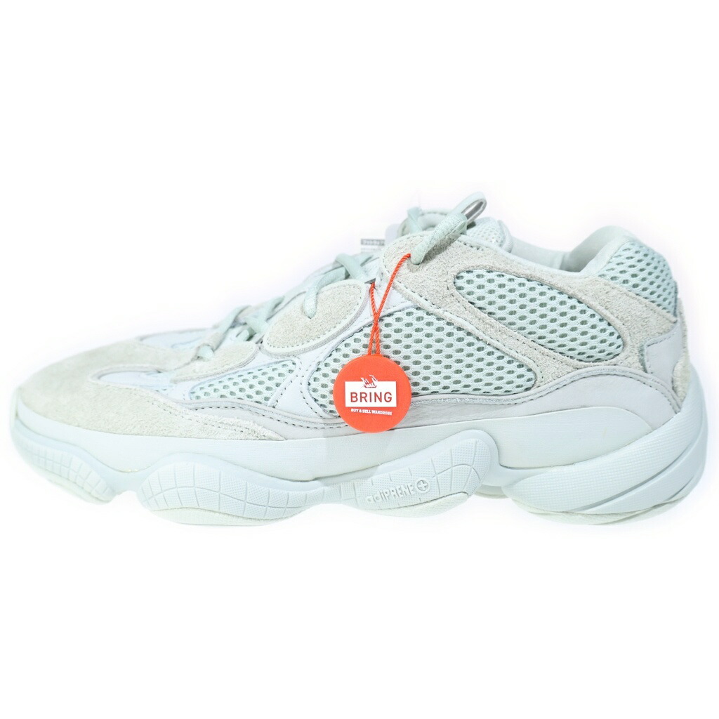 adidas(アディダス) 大きさ:29.5珊 YEEZY DESERT RAT 500 SALT たわい無い 乾荒原鼠 ソルト ローカットスニーカー 白いこと US11.5/29.5珊 EE7287【新古品/中古】【度合いS】【色つや白いこと】【取りまわしバス発着場BRING KICKS】