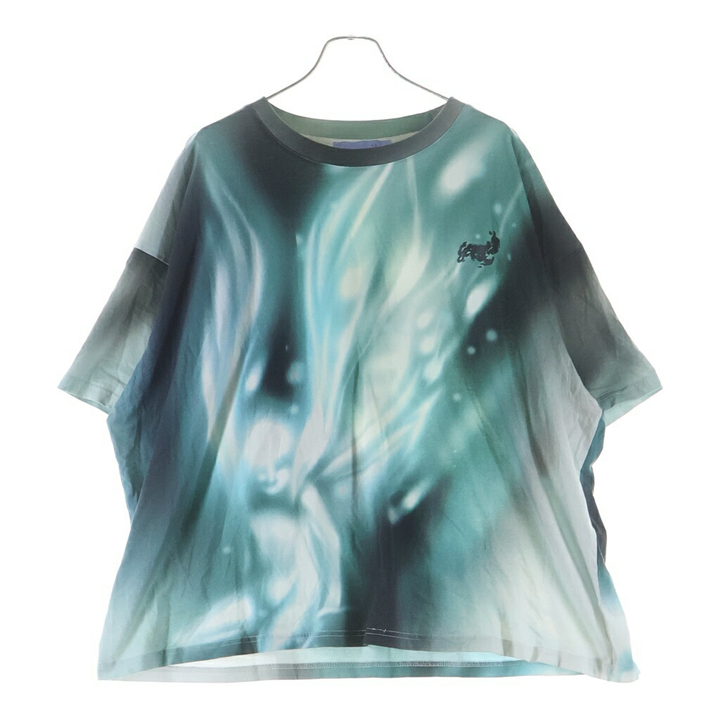 NO BRAND(否ブランド名) 大きさ:M GERRIT JACOB SS TEE 総柄半袖ティーシャツ マルチ色つや【中古】【度合いB】【色つやマルチ色つや】【オンライン押さえる商いもの】