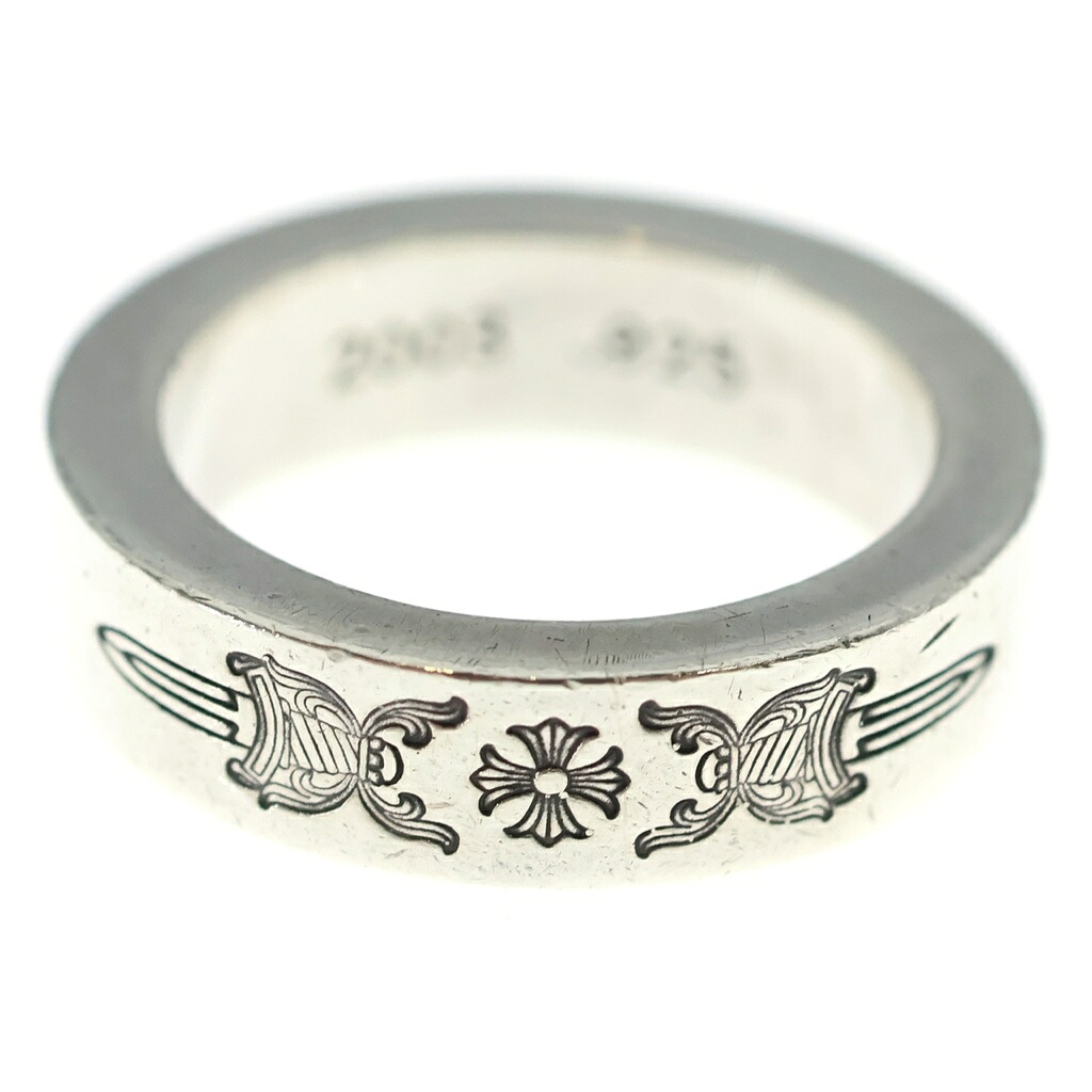 CHROME HEARTS(クロムハーツ) 大きさ:16.5号 6粍 SPACER DAGGER 6粍スペーサーリング ダガー しろがね色BCA335【中古】【度合いB】【色つやしろがね色】【取りまわしバス発着場OneStyle新宿店】