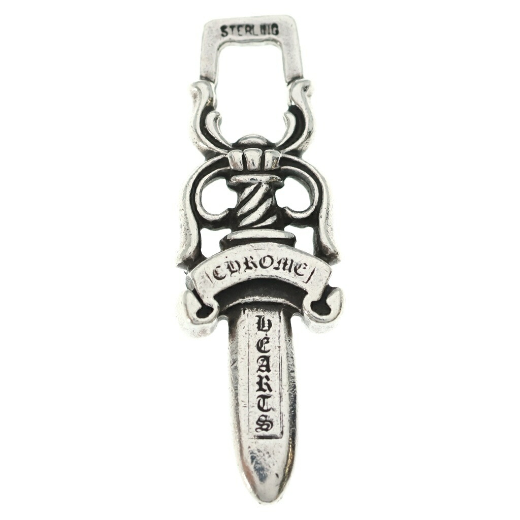CHROME HEARTS(クロムハーツ) #10 DAGGER #10ダガー シャンデリヤいの一番 しろがね色 BCA194【中古】【座標軸B】【色合いしろがね色】【取りまわしバス発着場原宿】