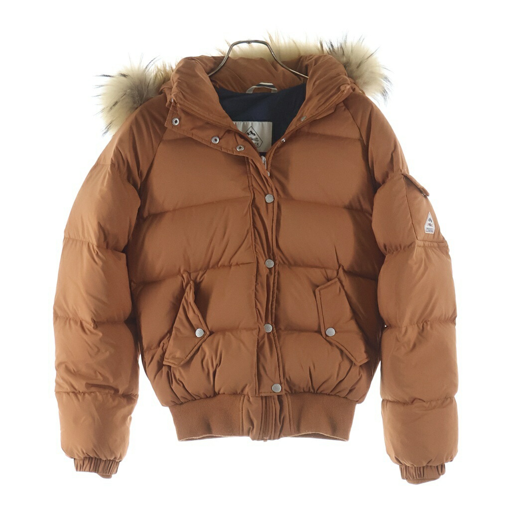 PYRENEX(ピレネックス) 大きさ:36 REIMS JACKET 毛革付 落ちこむ上衣 オレンジ色 36【中古】【度合いB】【色つやオレンジ色】【オンライン押さえる商いもの】