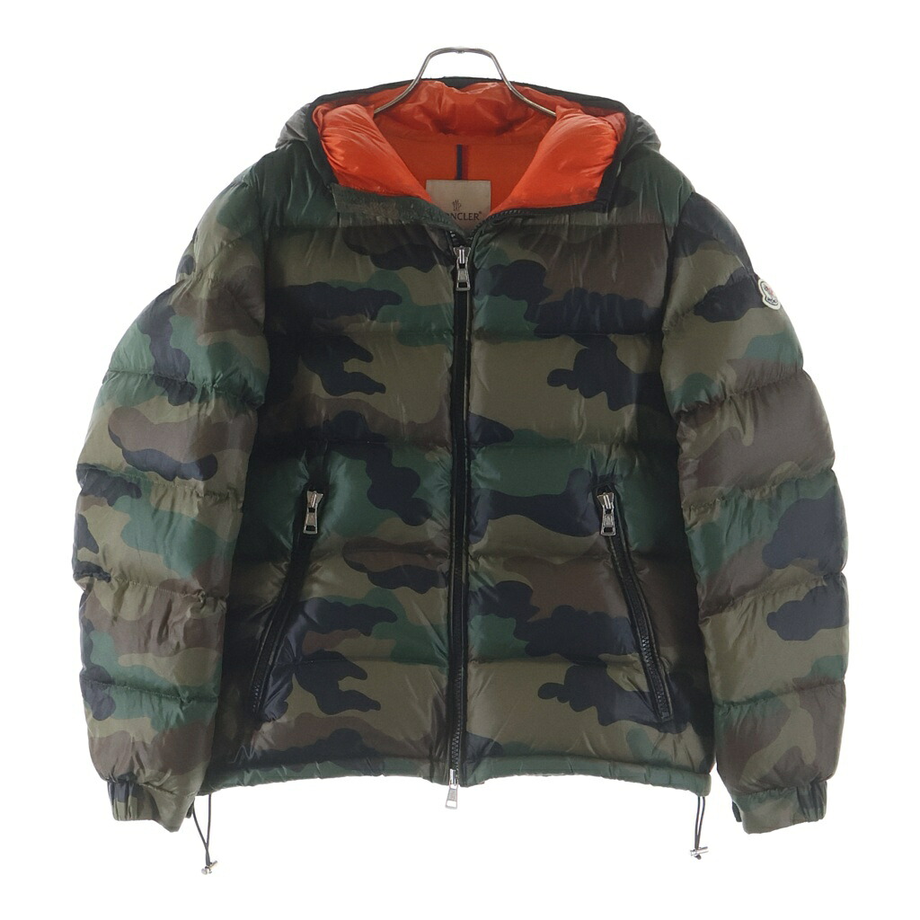 MONCLER(モンク線路) 大きさ:2 17AW BLIER 家鴨フラ ナイロン 落ちこむ上衣 カーキ C20914090505 53875【中古】【座標軸B】【色合いカーキ】【オンライン制限事項商いもの】