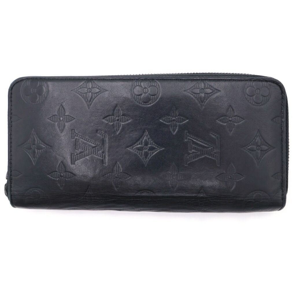LOUIS VUITTON(ルイヴィトン) モノグラム シャドウジッピー オーガナイザー ロングウォレット 長財布 ブラック レザー M62902 シルバー金具【中古】【程度B】【カラーブラック】【オンライン限定商品】|ブランド買取・販売 BRING