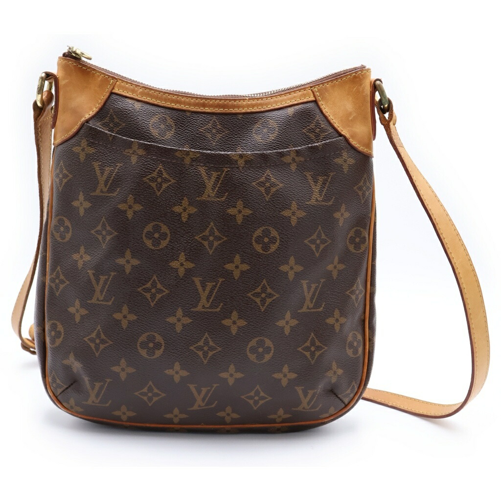 LOUIS VUITTON(ルイヴィトン) サイズ:- モノグラム オデオンPM ショルダーバッグ ブラウン レザー&times;PVC M56390 ゴールド金具【中古】【程度B】【カラーブラウン】【取扱店舗BRING福岡天神店】｜ブランド買取・販売　BRING