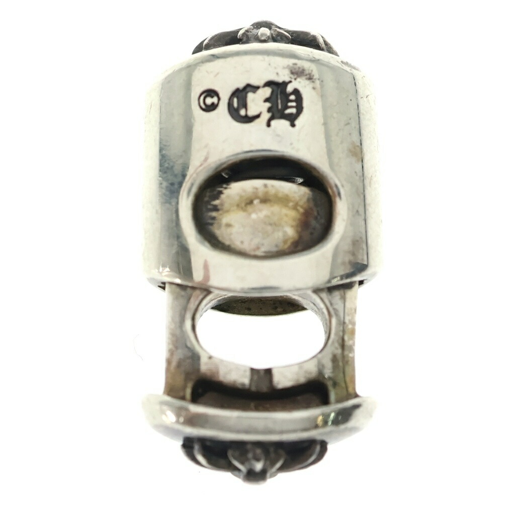 CHROME HEARTS(クロムハーツ) LACESTPPR V1 スピード競技ストッパー しろがね色 BCA280【中古】【度合いB】【色つやしろがね色】【取りまわしバス発着場原宿】