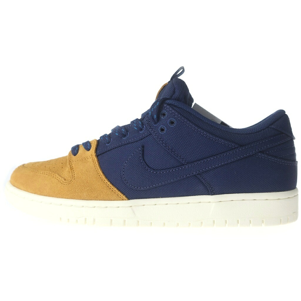 NIKE(ナイキ) 大きさ:US10.5/28.5糎 Dunk Low Desert Ochre and Midnight Navy ダンク ローカットスニーカー シューズ 米国海軍【新古品/中古】【座標軸S】【色つや赤銅色】【取りまわしバス発着場BRING THRIFT CLOSET 幕張店】