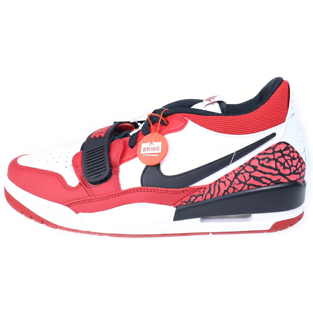 NIKE(ナイキ) 大いさ:29.0糎 JORDAN LEGACY 312 LOW CHICAGO CD7069-116 ジョーダン レガシー312 風の強い町 ローカットスニーカー 白いこと/赤いこと US11/29糎【新古品/中古】【座標軸S】【色合い白いこと】【オンライン制限事項商いもの】