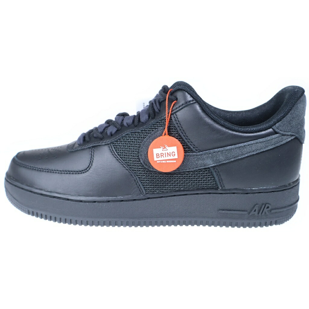 NIKE(ナイキ) 大きさ:28.0糎 ×SLAM JAM AIR FORCE 1 LOW SP DX5590-001 ゲットージャム 空軍1SP ローカットスニーカー 黒いこと US10/28糎【新古品/中古】【座標軸S】【色合い黒いこと】【取りまわしバス発着場BRING WASTE_NOT】