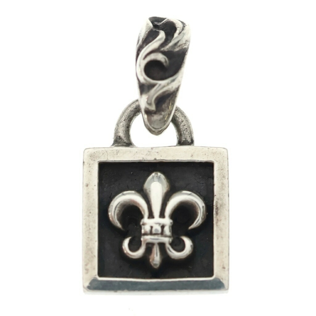 CHROME HEARTS(クロムハーツ) FRAMED BS FLUER フレームドBS太陽フレア 引きつける シャンデリヤとっ始め しろがね色 BCA270【中古】【度合いB】【色つやしろがね色】【取りまわしバス発着場BRING WASTE_NOT】
