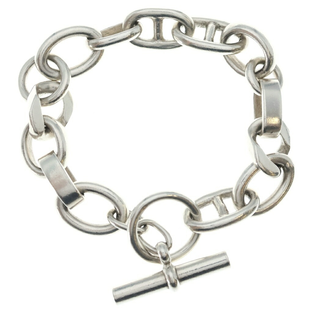 HERMES(エルメス) サイズ:15LINK 00s VINTAGE Area Bracelet PM アレア ブレスレット シルバー【中古】【程度B】【カラーシルバー】【取扱店舗AWESOME原宿店】|ブランド買取・販売 BRING