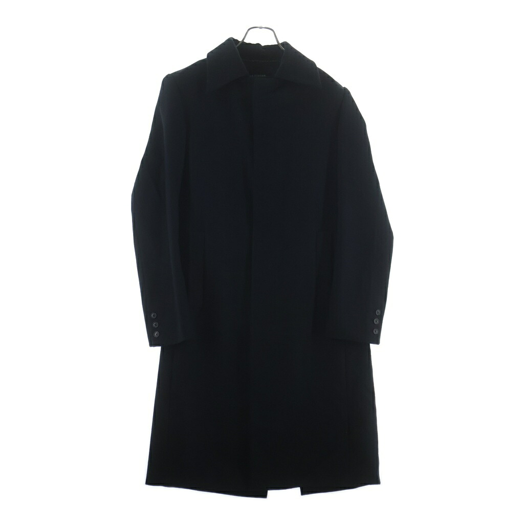 RAF SIMONS(ラフシモンズ) 大きさ:46 99AW Archive Long Coat Wool ロング厚地の外套 羊毛 黒いこと【中古】【度合いB】【色つや黒いこと】【取りまわしバス発着場AWESOME原宿店】