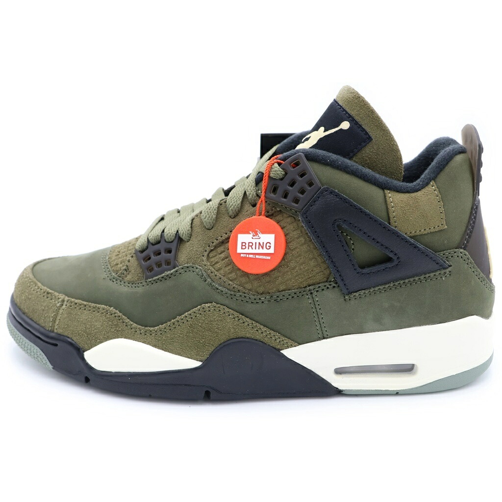 NIKE(ナイキ) 大いさ:27.0糎 AIR JORDAN4 RETRO SE CRAFT OLIVE エアジョーダン4 手工芸品 オリーブ ハイカットスニーカー カーキ US9/27.0糎 FB9927-200【新古品/中古】【座標軸S】【色合いカーキ】【取りまわしバス発着場BRING KICKS】