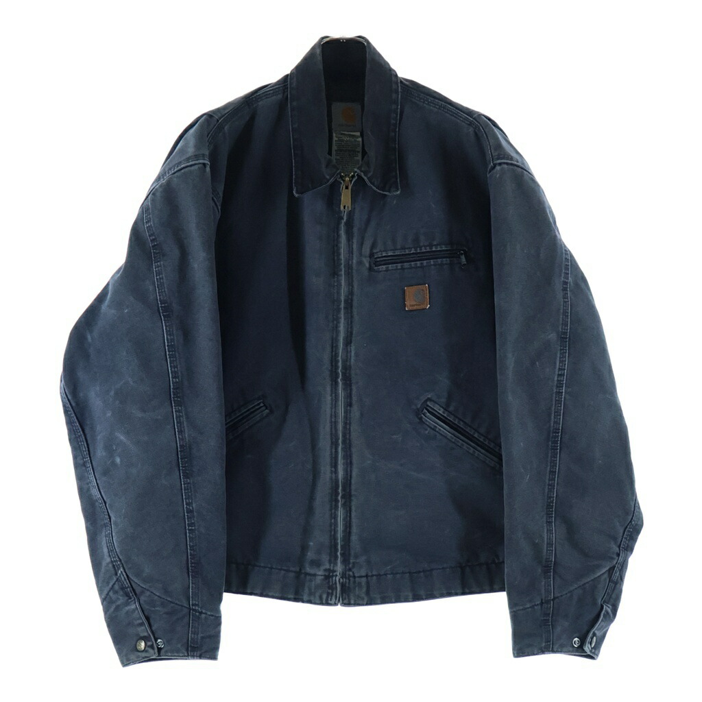 CARHARTT(鉄道車両ハート型) 大きさ:XL 00s VINTAGE DETROIT JACKET 自動車の街上衣 J97 暗然たる薄墨色【中古】【度合いB】【色つや薄墨色】【オンライン押さえる商いもの】