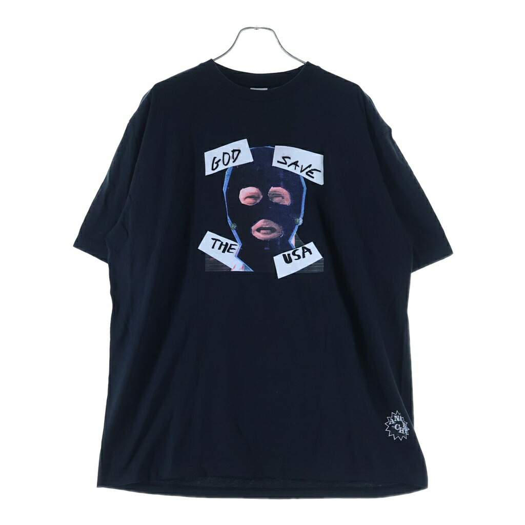 SUPREME(シュプリーム) 大きさ:XL 26SS God Save Us Tee 天道様 セ前日 アス 向こう正面刷り上げる 労働者の一団のど首半袖tプルオーバー カットソー 黒いこと【新古品/中古】【度合いS】【色つや黒いこと】【取りまわしバス発着場BRINGご廟店】