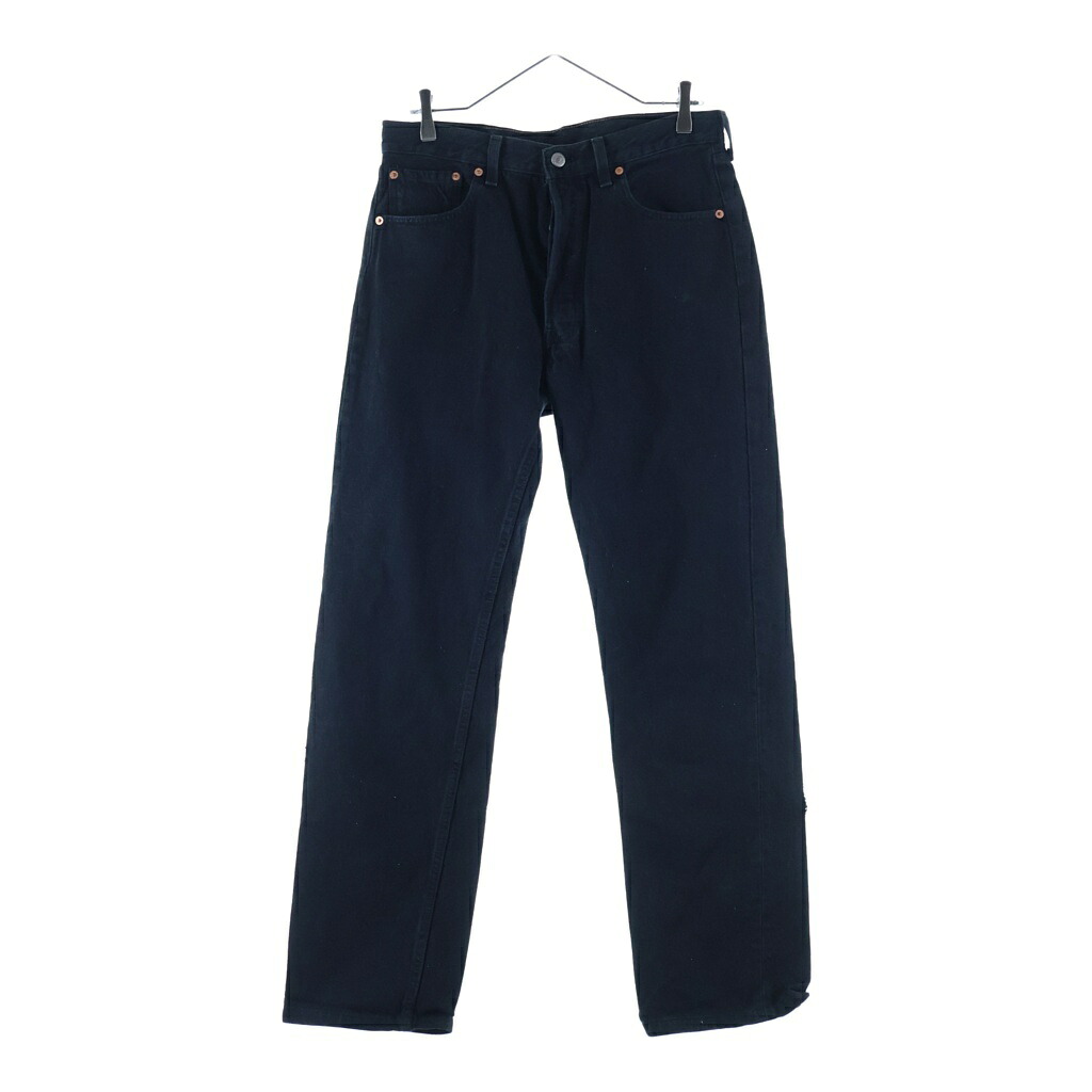 Levi\u0027s(リーヴァイズジーンズ) 大きさ:36 90s VINTAGE 501 ジーンズズボン下 デニム W33L36 黒いこと 50596 39594-3【中古】【度合いB】【色つや黒いこと】【取りまわしバス発着場BRING横浜ビブレ店】