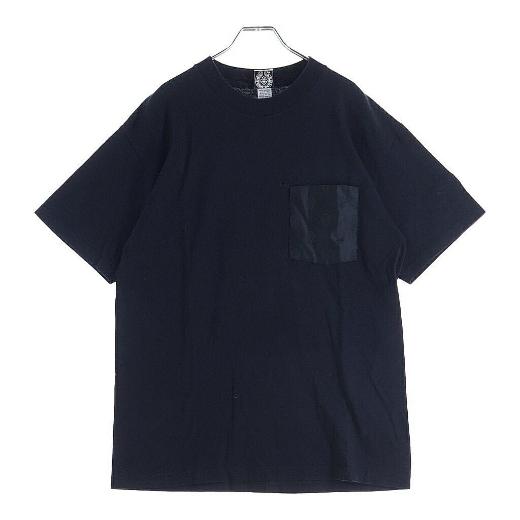 CHROME HEARTS(クロムハーツ) 大きさ:L OLD S/S TEE 年寄りのナイロン隠し うしろ側CHクロ駛走 半袖ティーシャツカットソー【中古】【度合いB】【色つや黒いこと】【取りまわしバス発着場OneStyle原宿店】