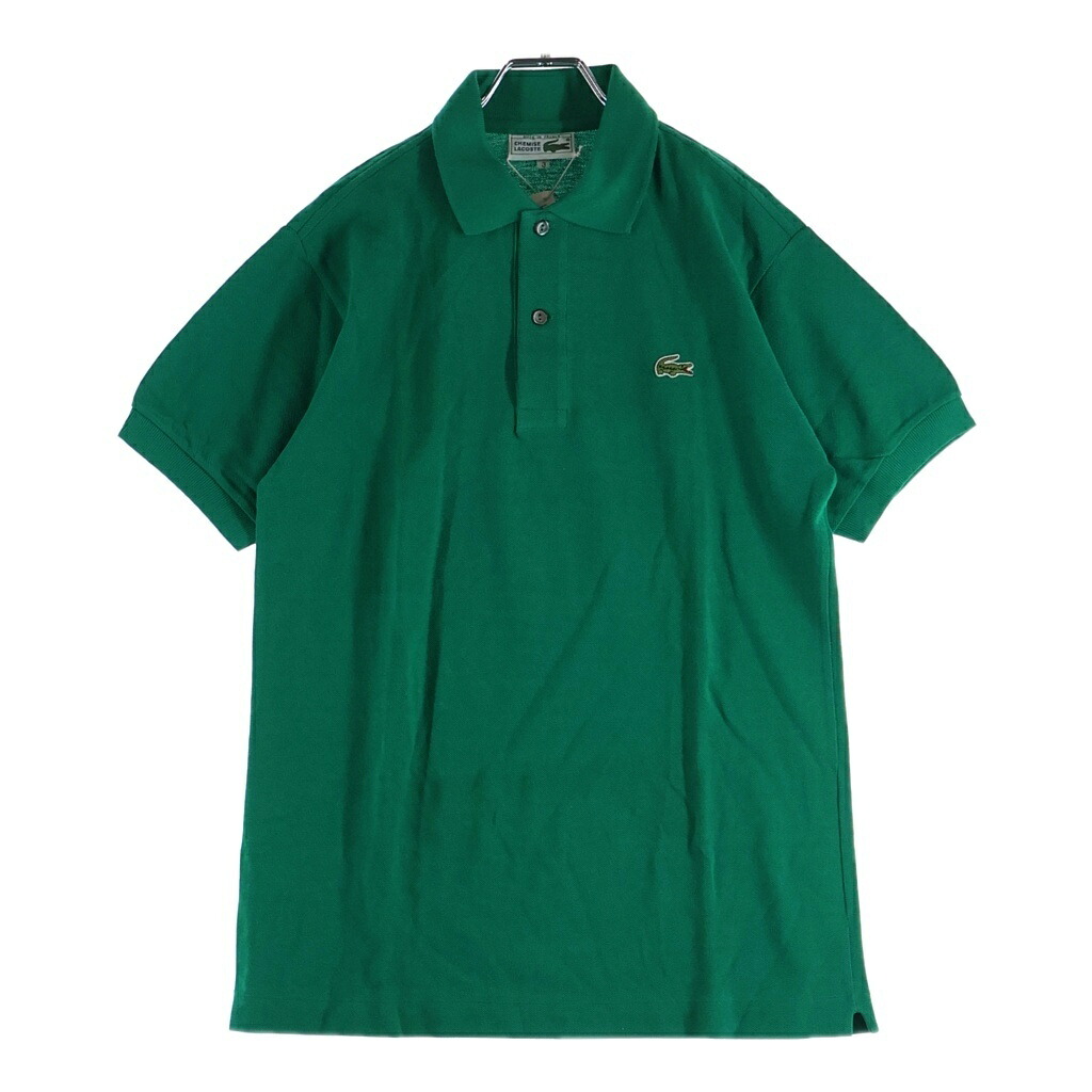 LACOSTE(ラコステ) サイズ:3 70'S デッドストック フランス製 半袖ポロシャツ グリーン L1212【中古】【程度A】【カラーグリーン】【取扱店舗AWESOME高円寺店】|ブランド買取・販売 BRING