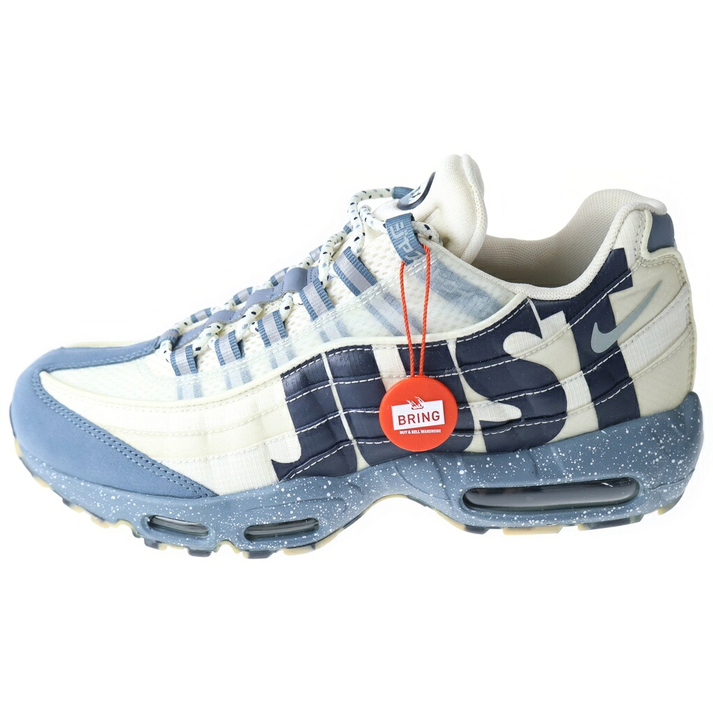 NIKE(ナイキ) 大いさ:28.5糎 AIR MAX 95 PRM QS JAPAN OBSIDIAN MIST CI0229-147 大気圏マックス95 富士山 ローカットスニーカー 白いこと/黒いこと US10.5/28.5糎【新古品/中古】【座標軸S】【色合い白いこと】【取りまわしバス発着場BRING札幌店】