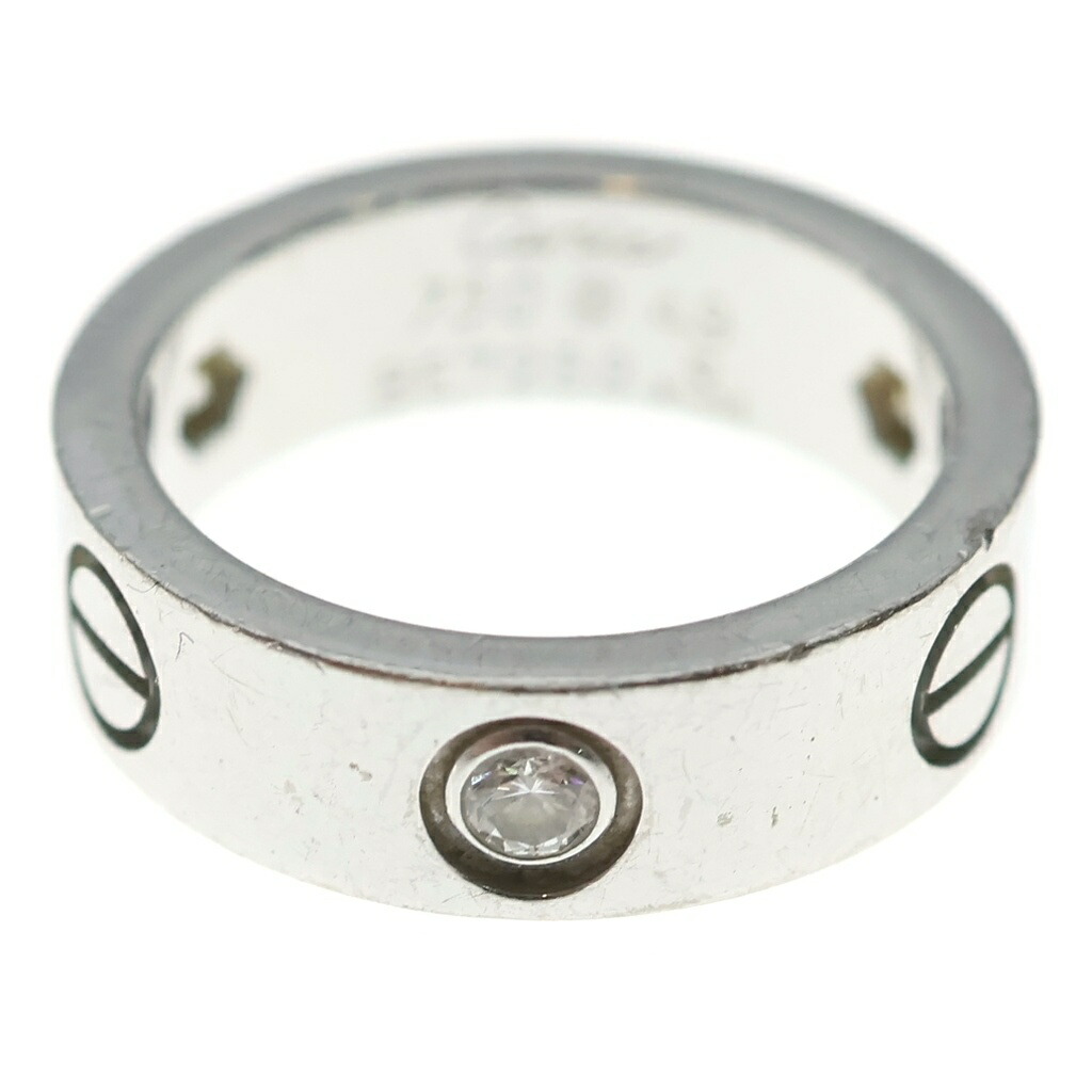 Cartier(カルティエ) サイズ:9.5号 ラブリング 3PD ダイヤ ホワイトゴールド Au750 #9.5 レディース【中古】【程度B】【カラーシルバー】【取扱店舗BRING有楽町マルイ店】|ブランド買取・販売 BRING