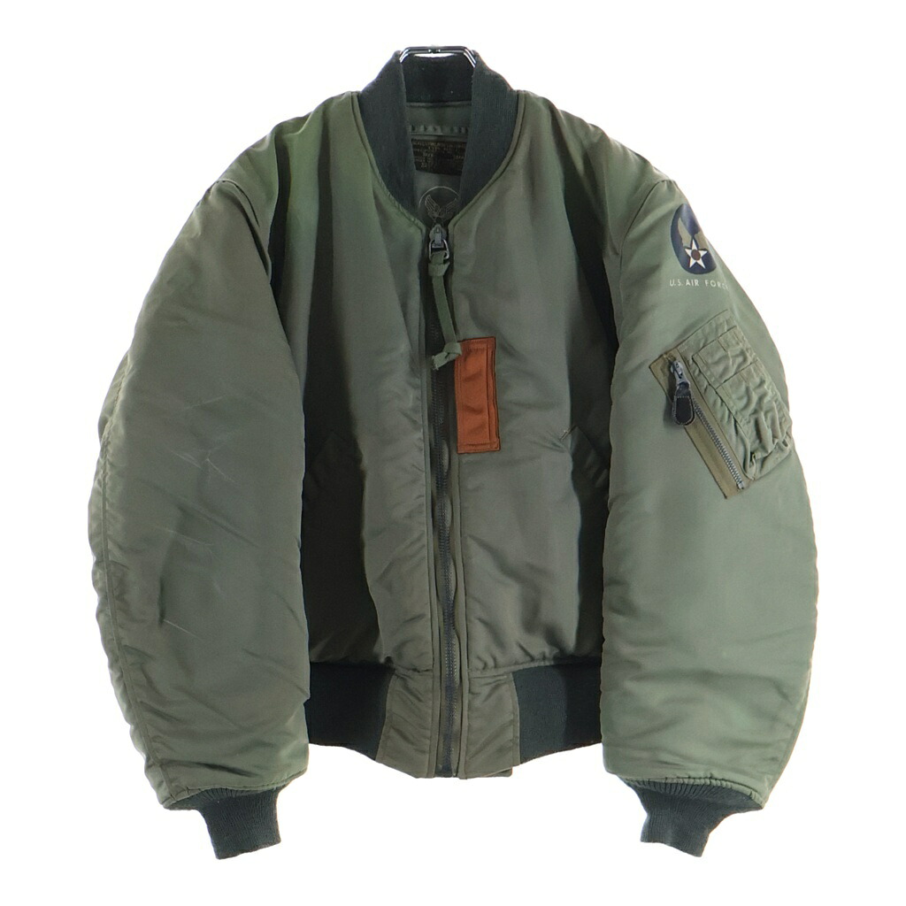 Buzz Rickson\u0027s(バズリクソンズ) 大きさ:S TYPE MA-1 フライトボンバージャケット カーキ MIL-J-8279【中古】【度合いB】【色つやカーキ】【オンライン押さえる商いもの】