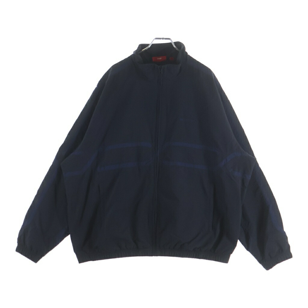 SUPREME(シュプリーム) 大きさ:L 24SS Inset Link Track Jacket インセットリンクトラックジャケット 黒いこと【中古】【座標軸B】【色合い黒いこと】【取りまわしバス発着場BRING WASTE_NOT】