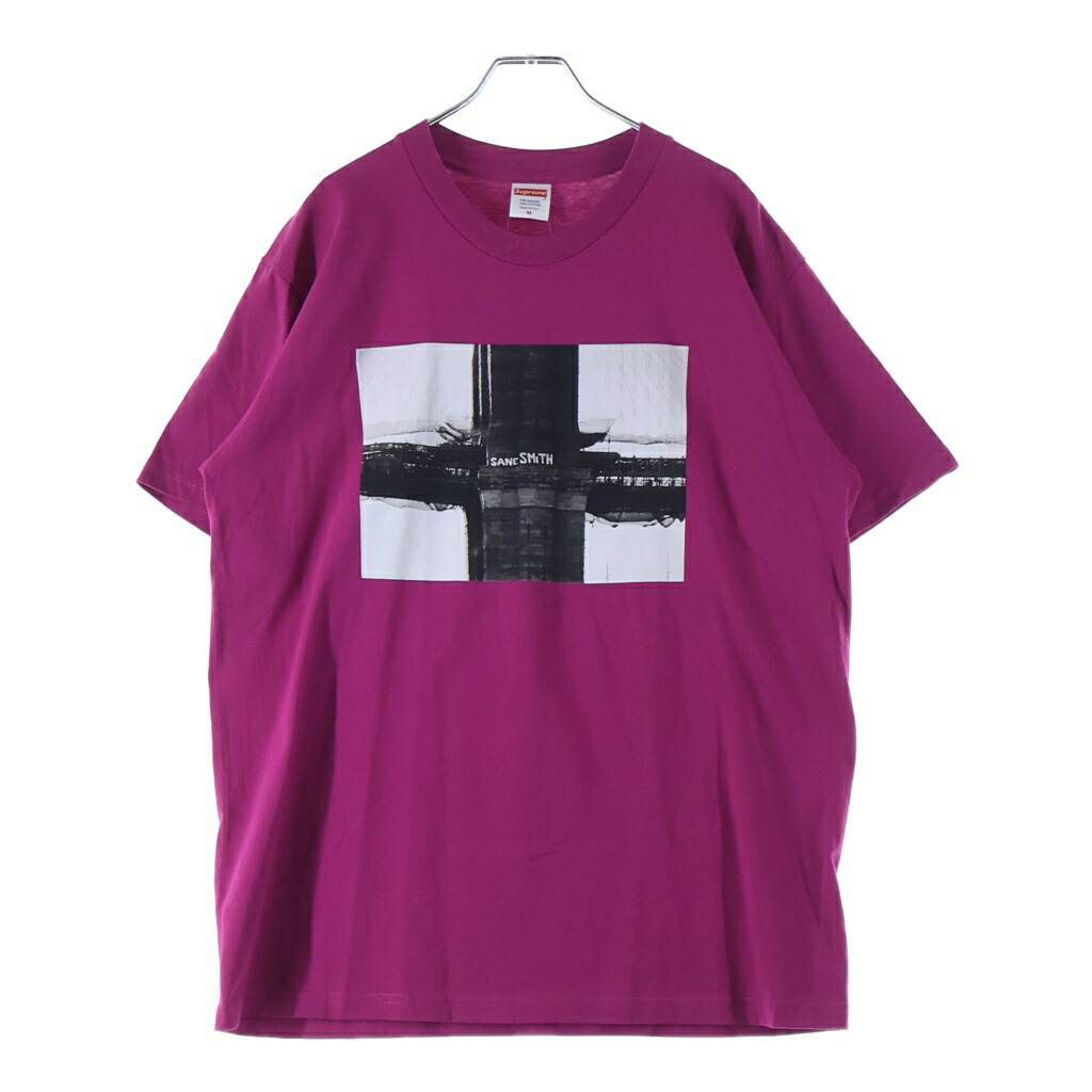 SUPREME(シュプリーム) 大きさ:M 19AW SANE SMITH Bridge TEE 向こう正面刷り上げる 労働者の一団のど首半袖ティーシャツカットソー さくら色【新古品/中古】【度合いS】【色つやさくら色】【取りまわしバス発着場BRING京都河原町店】