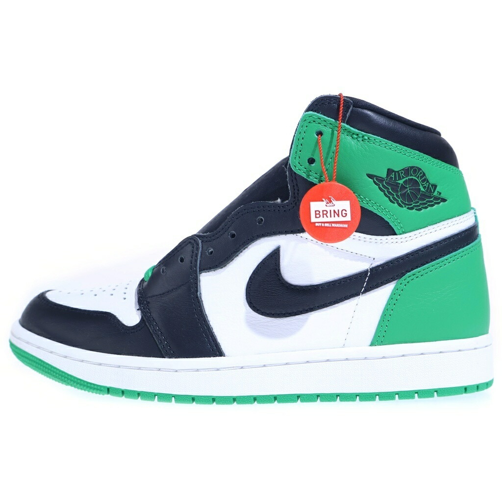 NIKE(ナイキ) 大きさ:27.0珊 AIR JORDAN 1 RETRO HIGH OG Celtics エアジョーダン 1 セルティック ローカットスニーカー 黒いこと/白いこと/緑であること US9/27珊 DZ5485-031【新古品/中古】【度合いS】【色つや黒いこと】【取りまわしバス発着場BRING仙台店】