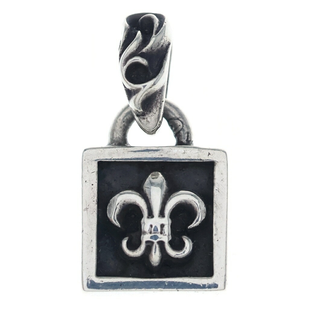 CHROME HEARTS(クロムハーツ) FRAMED BS FLUER フレームドBS太陽フレア 引きつける シャンデリヤとっ始め しろがね色 BCA270【中古】【度合いB】【色つやしろがね色】【取りまわしバス発着場BRING心斎橋店】