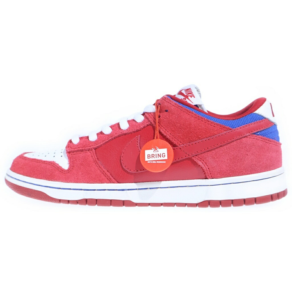NIKE SB(ナイキエスビー) 大いさ:26.5糎 【褒めたたえる用 2010年製】DUNK LOW PRO 304292-661 ダンク 赤いことロイヤル ローカットスニーカー US8.5/26.5糎 赤いこと【中古】【座標軸A】【色合い赤いこと】【取りまわしバス発着場BRING KICKS】