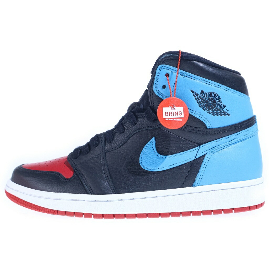 NIKE(ナイキ) 大きさ:28.0珊 WMNS AIR JORDAN 1 HIGH OG UNC TO CHICAGO CD0461-046 ウィメンズ エアジョーダン1 OG UNCトゥシカゴ ハイカットスニーカー US11/28.0珊【新古品/中古】【度合いS】【色つや黒いこと】【取りまわしバス発着場BRING KICKS】