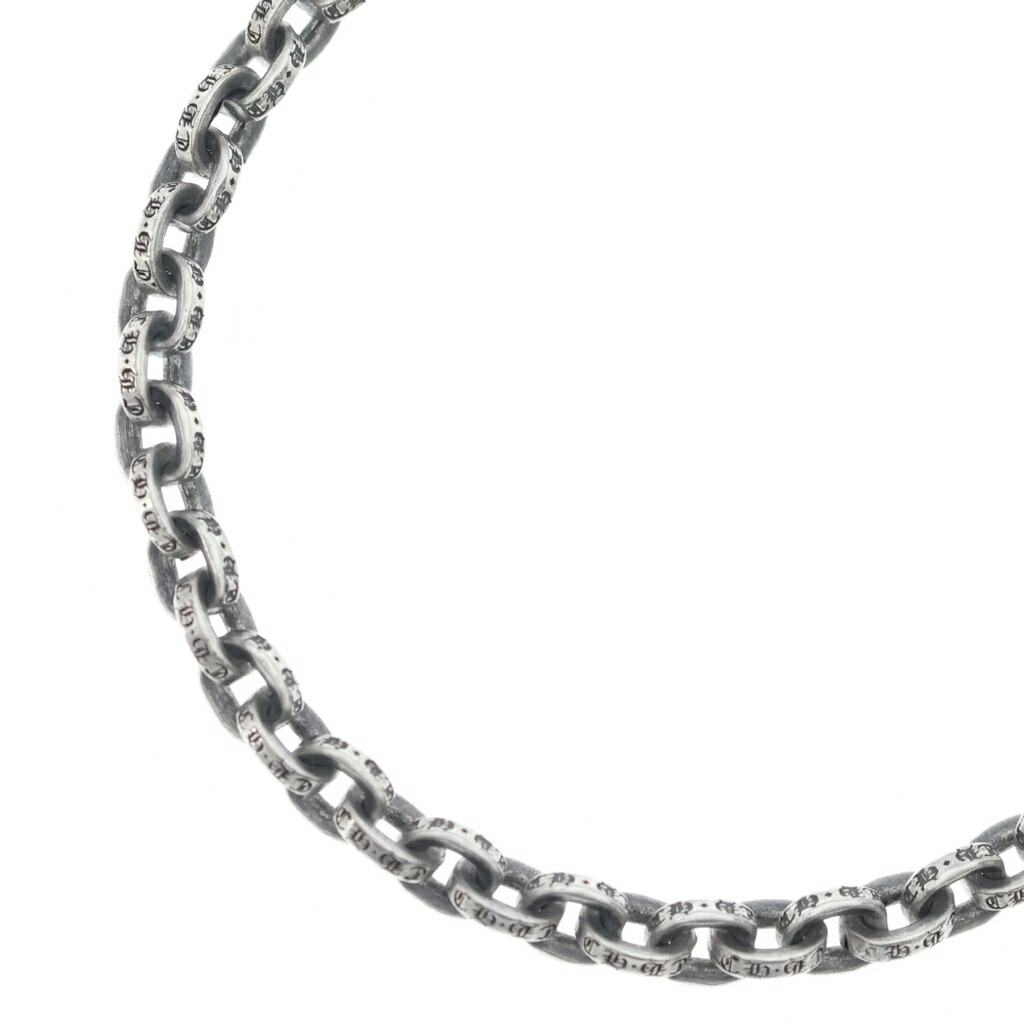 CHROME HEARTS(クロムハーツ) 大きさ:20.0inch PAPER CHAIN 20 ペーパーチェーンネックレス 20inch しろがね色BCA087【中古】【座標軸B】【色合いしろがね色】【取りまわしバス発着場BRING仙台店】