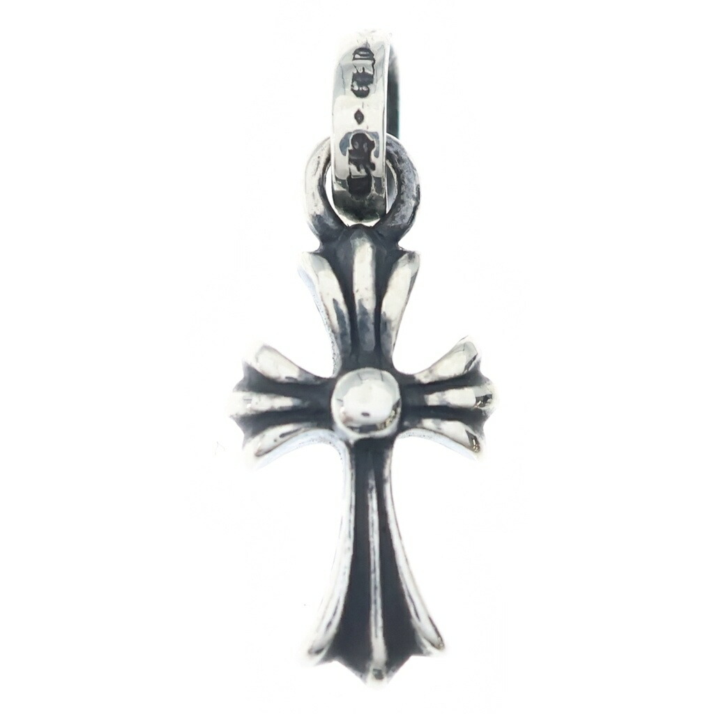 CHROME HEARTS(クロムハーツ) CRS BBYFAT ベイビーファットクロス シャンデリヤいの一番 しろがね色 BCA237【中古】【座標軸B】【色合いしろがね色】【取りまわしバス発着場BRING心斎橋店】
