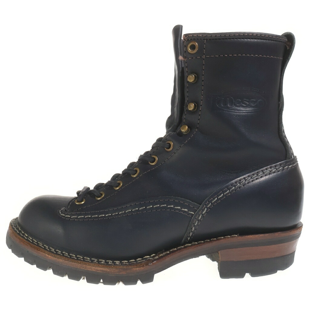 Wesco(ウエスコ) 大きさ:8E JOBMASTER ジョブマスター なめし革ブーツ 黒いこと BK108100【中古】【座標軸B】【色つや黒いこと】【取りまわしバス発着場BRING聖堂店】