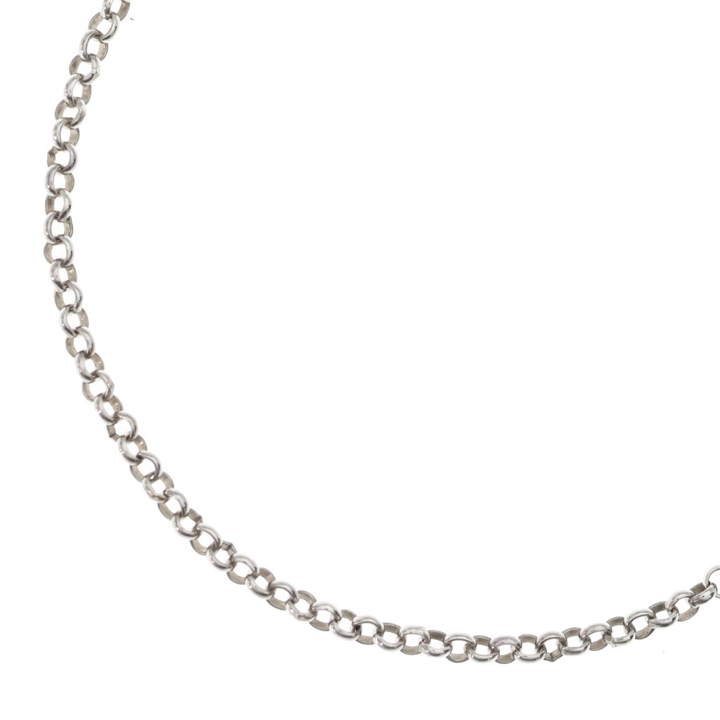 CHROME HEARTS(クロムハーツ) 首飾りチェーン店 ロールチェーンネックレス しろがね色 2353-304-9001-9100【中古】【座標軸B】【色合いしろがね色】【取りまわしバス発着場OneStyle原宿店】