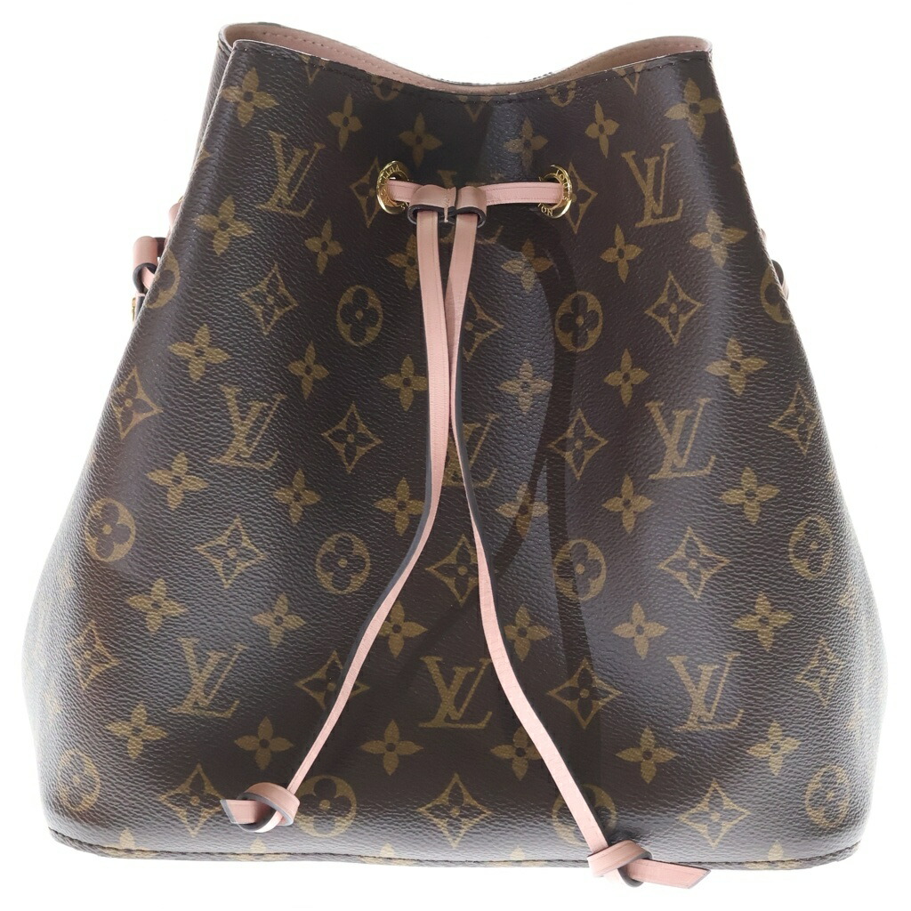 LOUIS VUITTON(ルイヴィトン) モノグラム ネオノエ ショルダーバッグ サクラ色プードル 赤銅色 PVCなめし革 RFID M44022【中古】【座標軸A】【色合い赤銅色】【取りまわしバス発着場BRING：RED新宿東口店】
