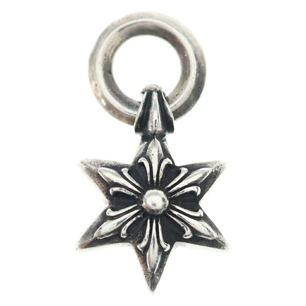 CHROME HEARTS(クロムハーツ) STAR CHARM 6尖んがりはやりっ児引きつける しろがね色首飾りとっ始め【中古】【度合いB】【色つやしろがね色】【取りまわしバス発着場OneStyle原宿店】