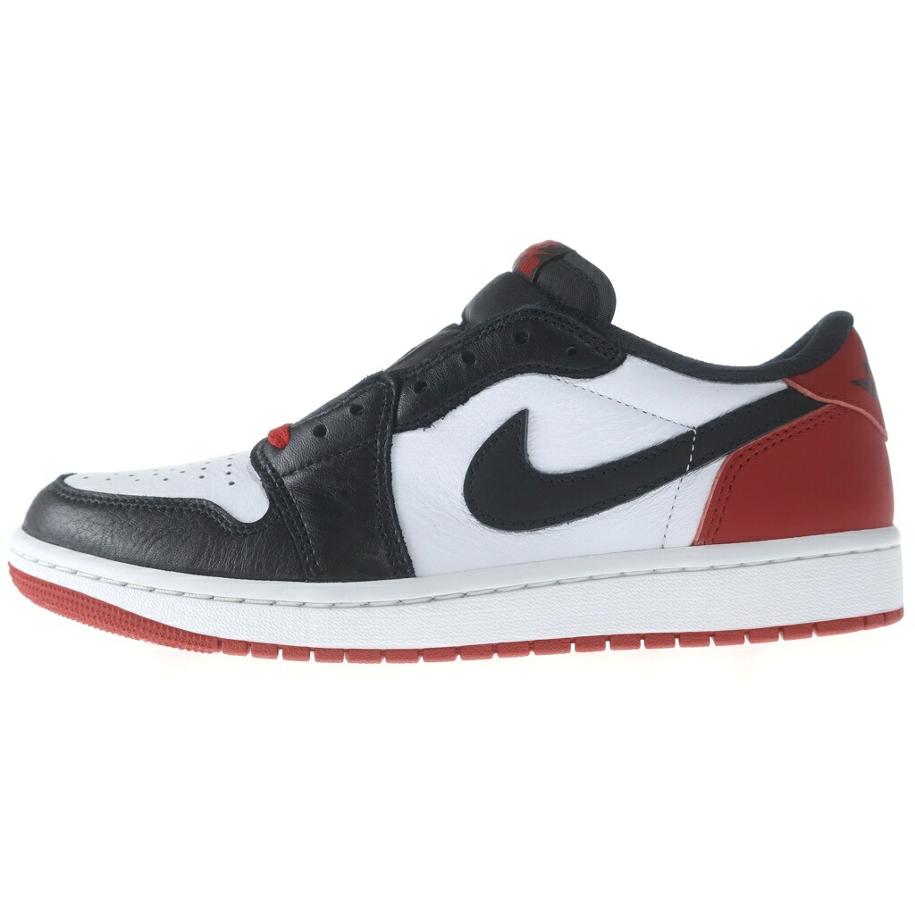 NIKE(ナイキ) 大いさ:27.0糎 AIR JORDAN 1 LOW BLACK TOE 大気圏 ジョーダン1 置き目 黒いこと トゥ ローカットスニーカー 黒いこと/赤いこと US9/27糎 CZ0790-106【新古品/中古】【座標軸S】【色合い黒いこと】【取りまわしバス発着場BRING THRIFT CLOSET 幕張店】