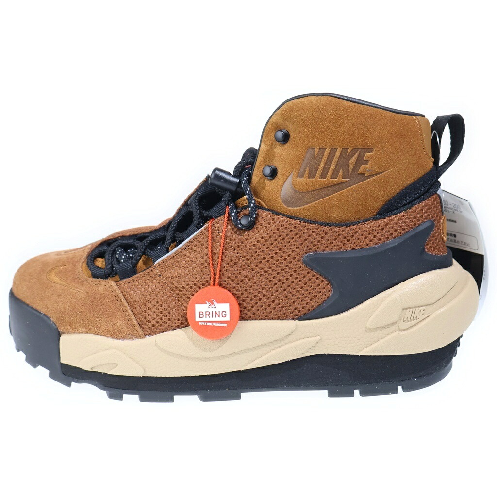 NIKE(ナイキ) 大きさ:27.0珊 ×sacai MAGMASCAPE SP Pecan FN0563-200 サカイ マグマスケープ ペカン ハイカットスニーカー 赤銅色 US9/27.0珊【新古品/中古】【度合いS】【色つや赤銅色】【オンライン押さえる商いもの】