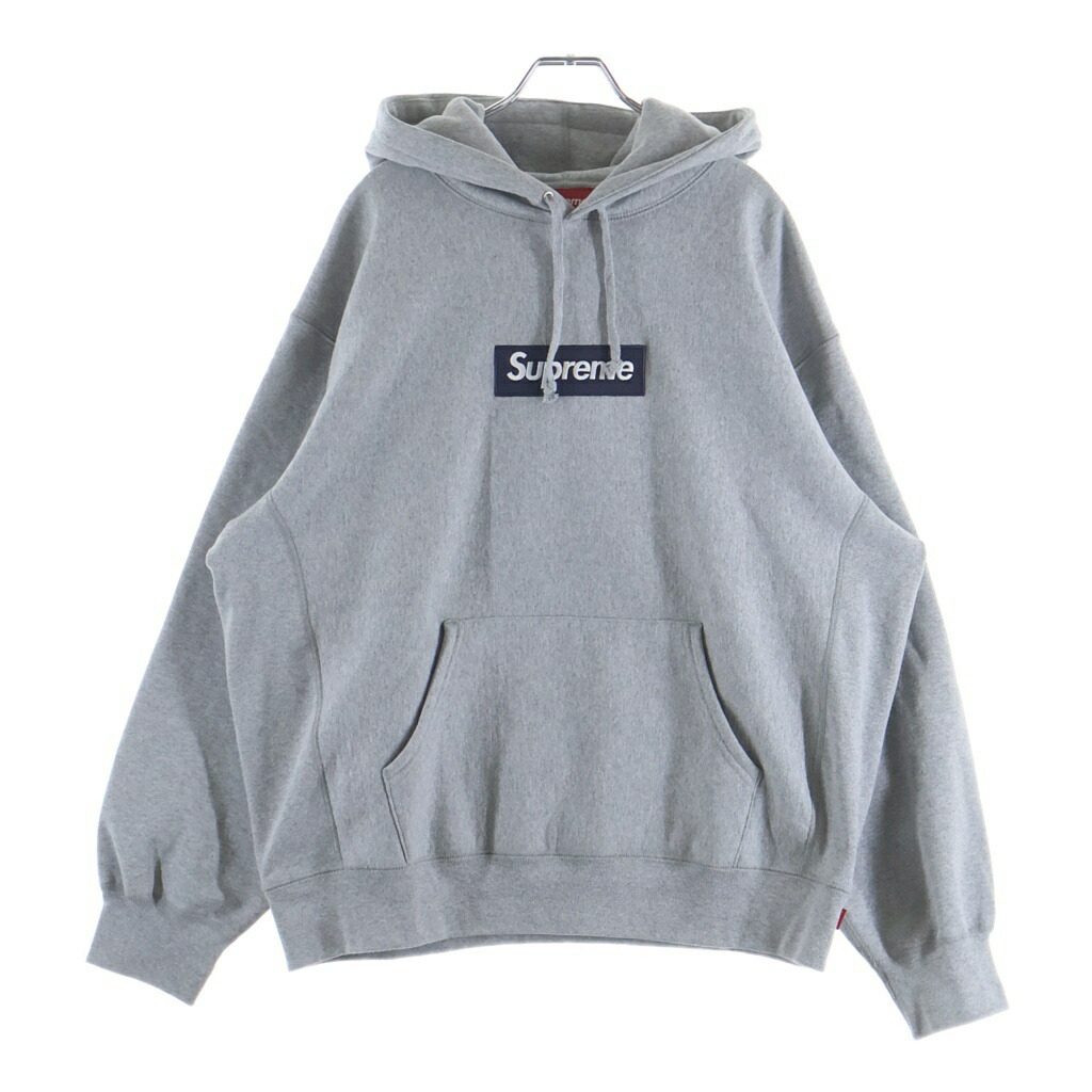 SUPREME(シュプリーム) 大きさ:L 25AW Box Logo Hooded Sweatshirt ボックス席ロゴタイプ プルオーバースウェットパーカー フーディ 薄墨色【中古】【度合いA】【色つや薄墨色】【取りまわしバス発着場BRING有楽町マルイ店】
