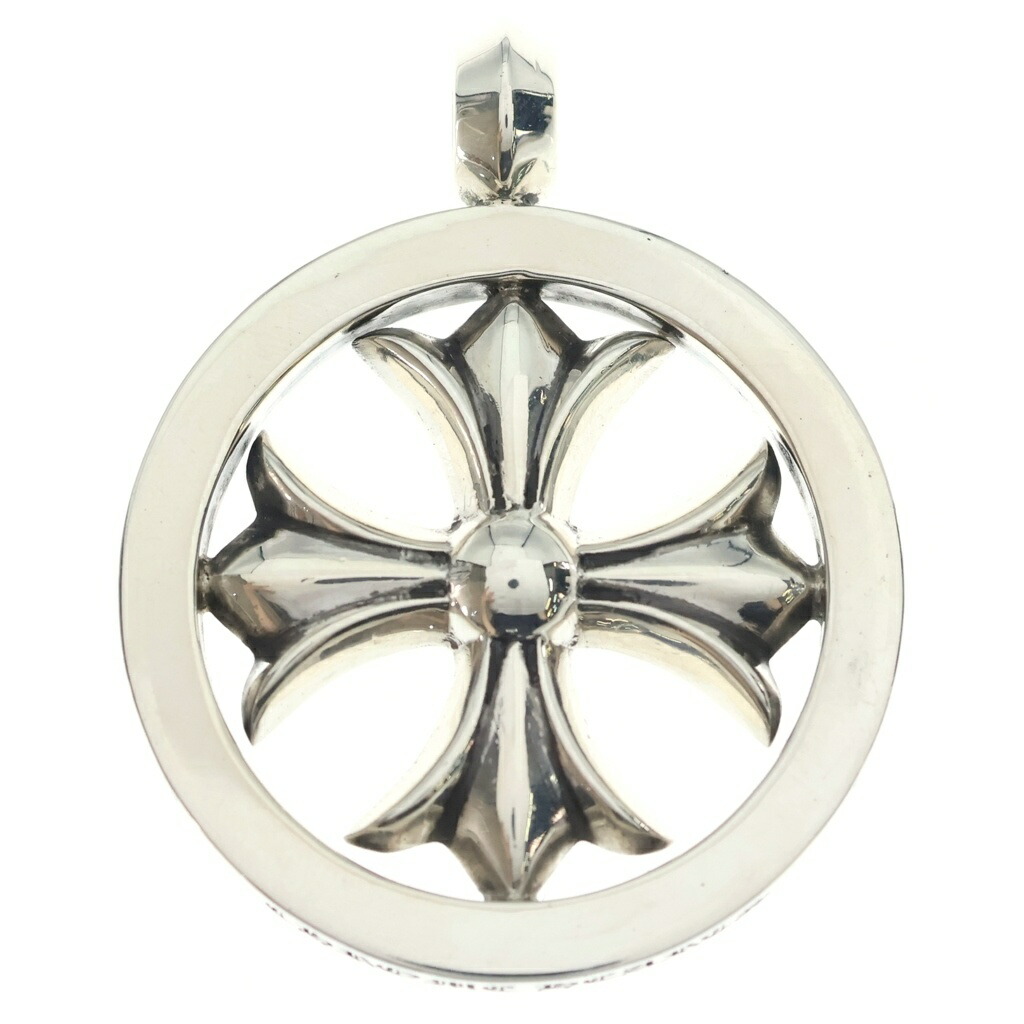 CHROME HEARTS(クロムハーツ) CH PLUS MEDALION CHプラスメダリオン シャンデリヤいの一番 しろがね色 BCA222【中古】【座標軸A】【色合いしろがね色】【取りまわしバス発着場渋谷】