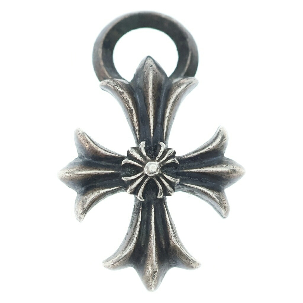 CHROME HEARTS(クロムハーツ) DBL CH PRS ダブルCH足し加える シャンデリヤいの一番 しろがね色 BCA249【中古】【座標軸B】【色合いしろがね色】【取りまわしバス発着場原宿】