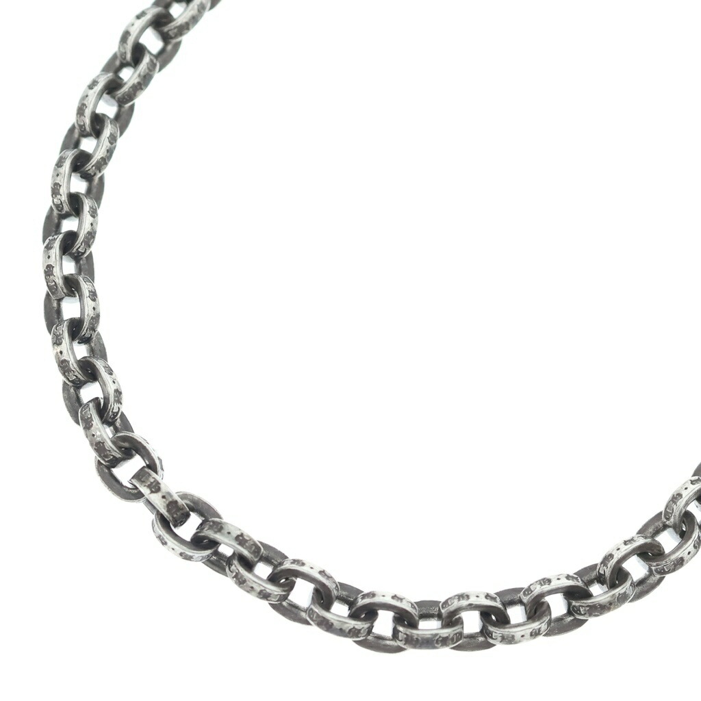 CHROME HEARTS(クロムハーツ) 大きさ:18.0inch PAPER CHAIN 18 ペーパーチェーンネックレス 18inch しろがね色 BCA086【中古】【度合いB】【色つやしろがね色】【取りまわしバス発着場OneStyle名古屋運動場店】