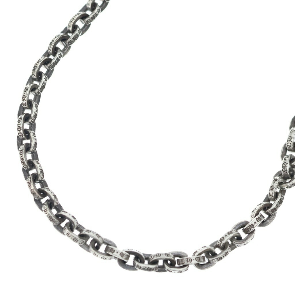 CHROME HEARTS(クロムハーツ) 大きさ:18.0inch PAPER CHAIN 18 ペーパーチェーンネックレス 18inch しろがね色 BCA086【中古】【度合いB】【色つやしろがね色】【取りまわしバス発着場OneStyle名古屋運動場店】